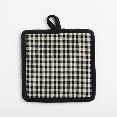 View Fall Gingham Organic Cotton Pot Holder details