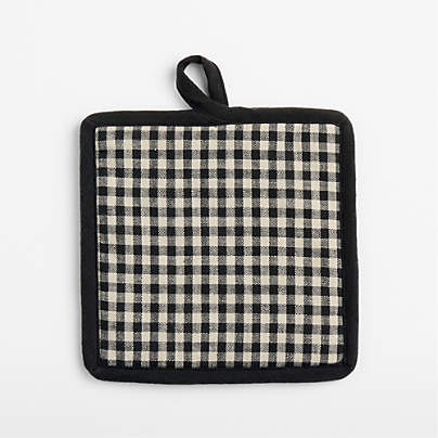 Fall Gingham Organic Cotton Pot Holder