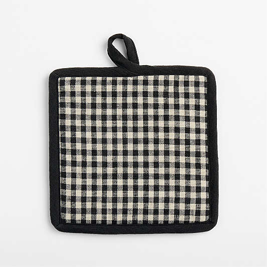 Fall Gingham Organic Cotton Pot Holder