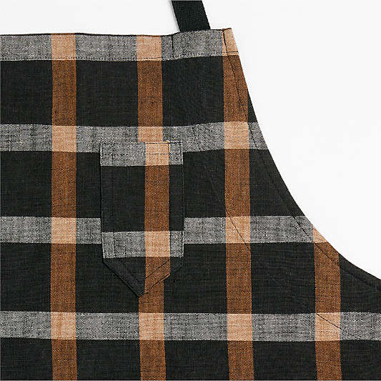 Fall Plaid Organic Cotton Apron