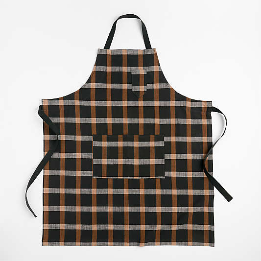 Fall Plaid Organic Cotton Apron