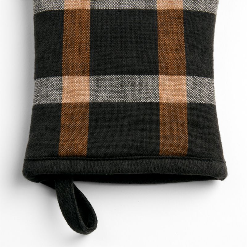Fall Plaid Organic Cotton Oven Mitt - image 1 of 3