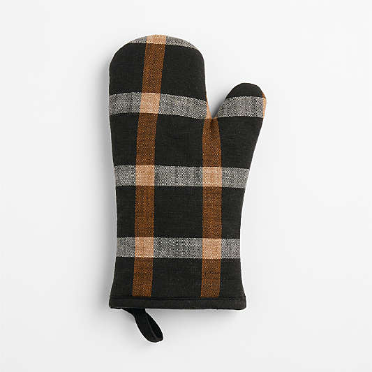 Fall Plaid Organic Cotton Oven Mitt