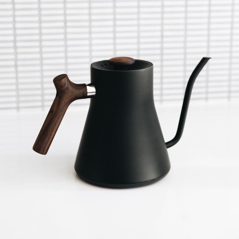 Fellow Stagg EKG Electric Tea Kettle in Matte Black with Walnut Accents - image 2 of 4