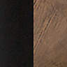 Matte Black & Walnut