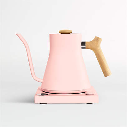 Fellow Stagg EKG Warm Pink Electric Pour-Over Tea Kettle with Maple Handle  + Reviews