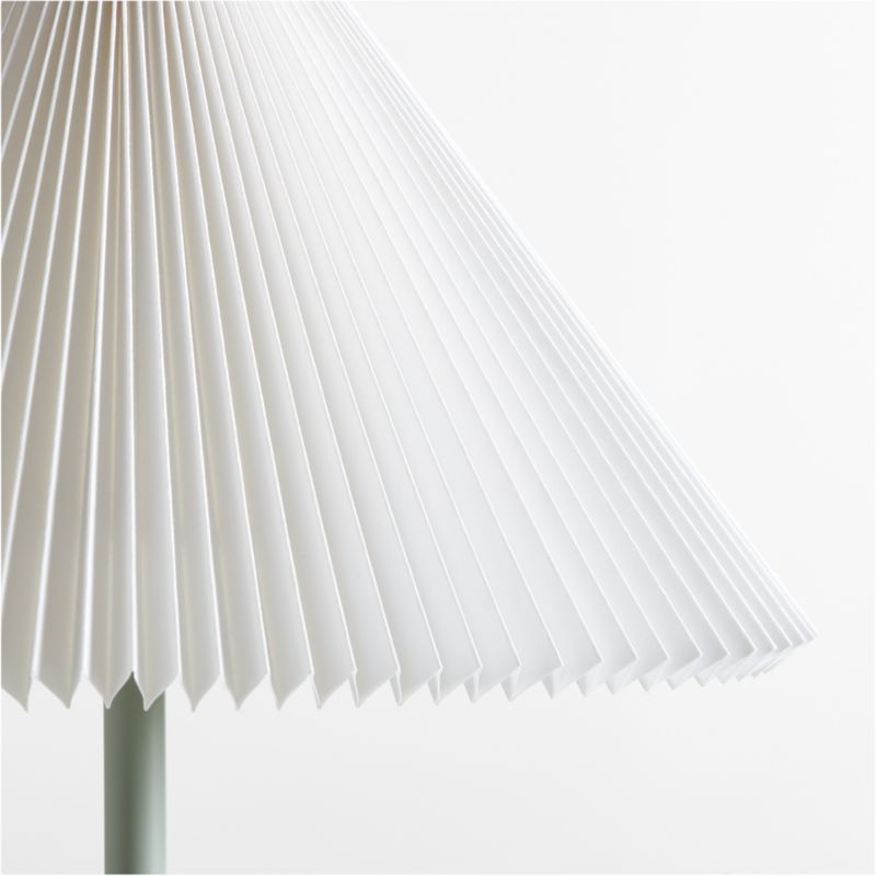 Flo Fluted Sage Green Kids Floor Lamp