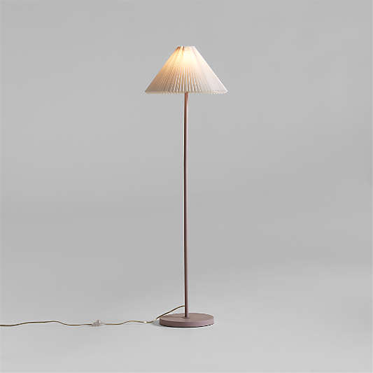 Flo Fluted Violet Kids Floor Lamp