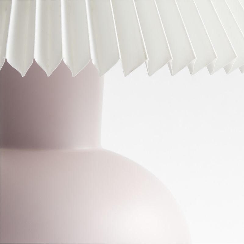 Flo Fluted Violet Ceramic Kids Table Lamp - image 5 of 14