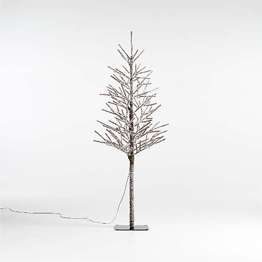 Pre-Lit 6-Foot Flocked Birch Tree