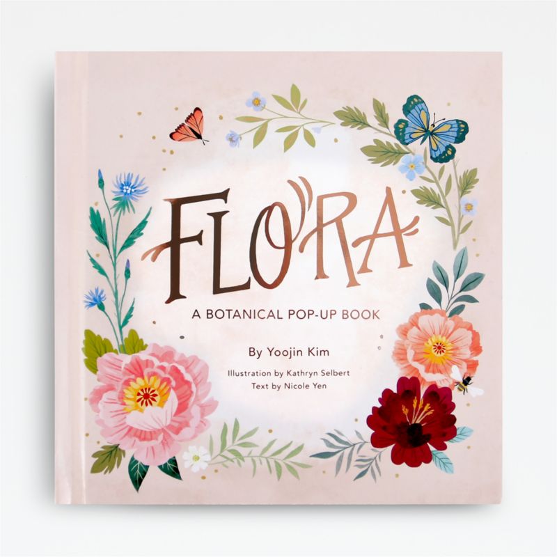 Flora Botanical Pop-Up Kids Book by Yoojin Kim and Nicole Yen