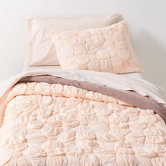 Scoop Classic Mauve Waffle Weave Kids Twin Duvet Cover