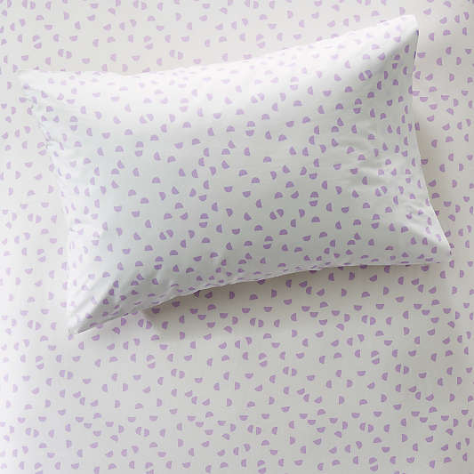 Organic Half Moon Purple Pillowcase