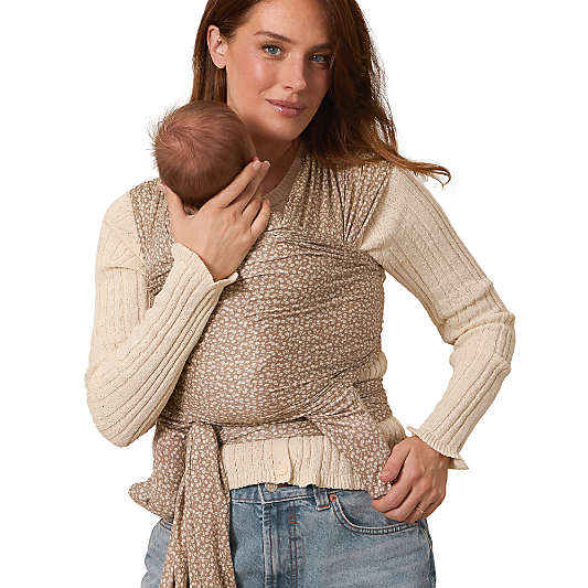 Solly Baby Cream Floral Baby Wrap