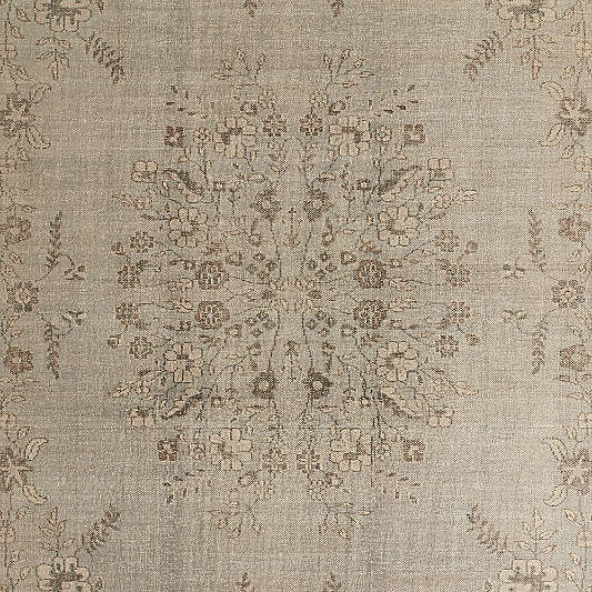 Florence Performance Traditional Floral Blue Handknotted Area Rug