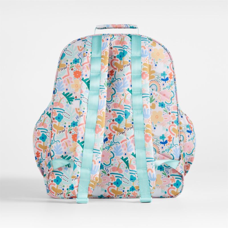 Flower Garden Large Kids Backpack with Side Pockets - image 8 of 16