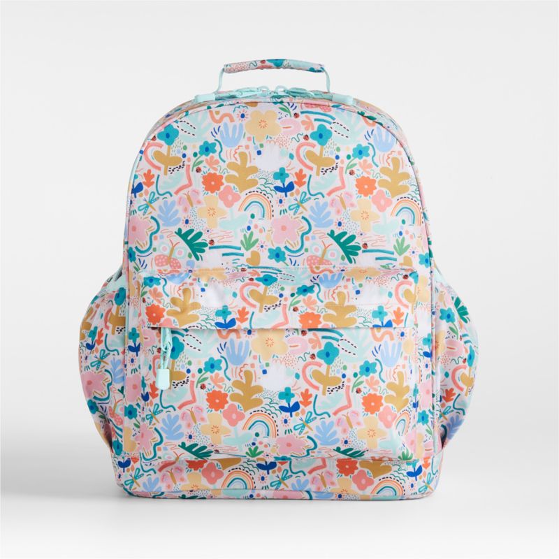 Flower Garden Large Kids Backpack with Side Pockets - image 6 of 16