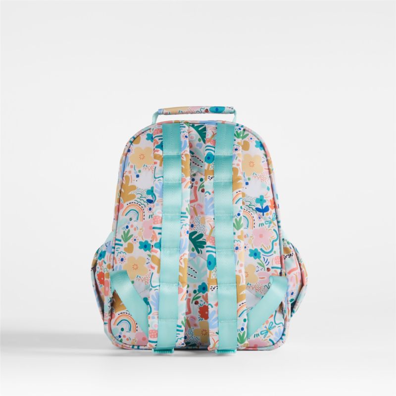 Flower Garden Kids Backpack with Side Pockets