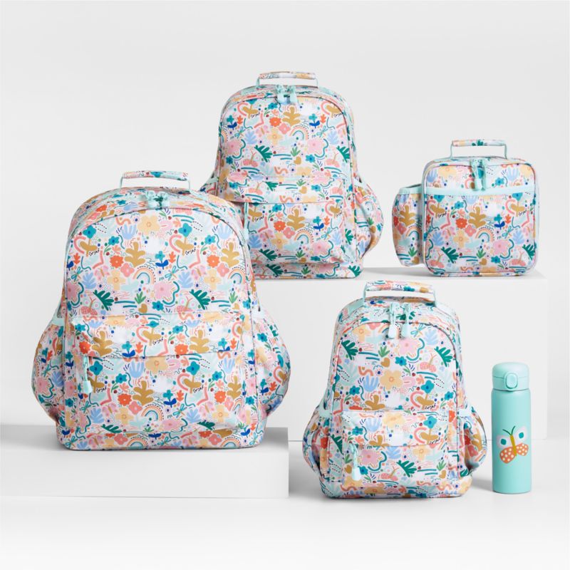 Flower Garden Soft Insulated Kids Personalized Thermal Lunch Box ...