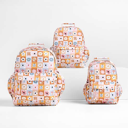 Flower Patch Kids Backpacks and Lunch Box