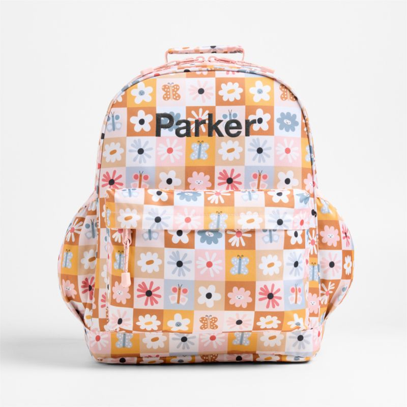 Flower Patch Large Kids Backpack with Side Pockets - image 0 of 13