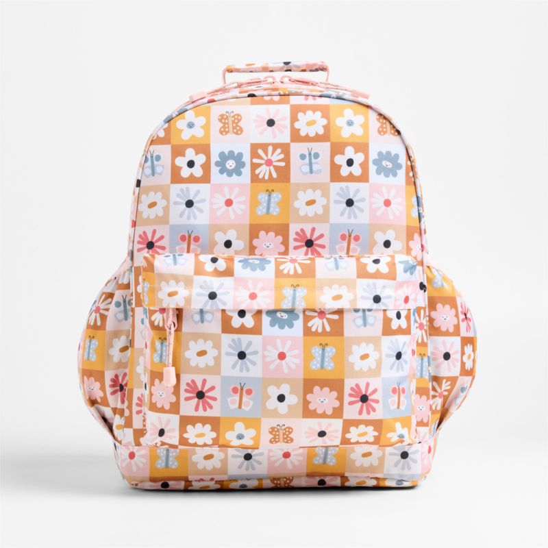 Flower Patch Large Kids Backpack with Side Pockets - image 3 of 13