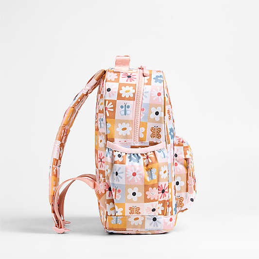 Flower Patch Medium Kids Backpack with Side Pockets