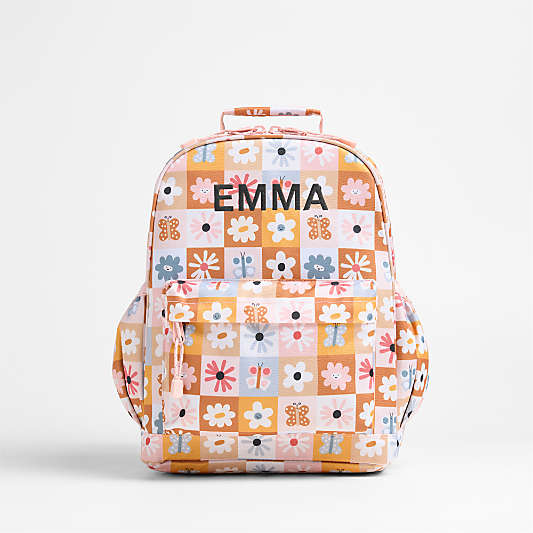 Flower Patch Medium Kids Backpack with Side Pockets