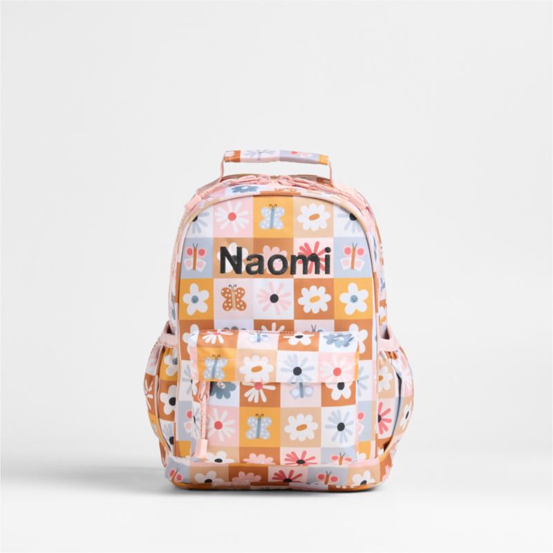 Flower Patch Small Kids Backpack with Side Pockets - image 0 of 13