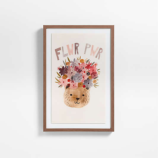 Flower Power Large Framed Wall Art Print