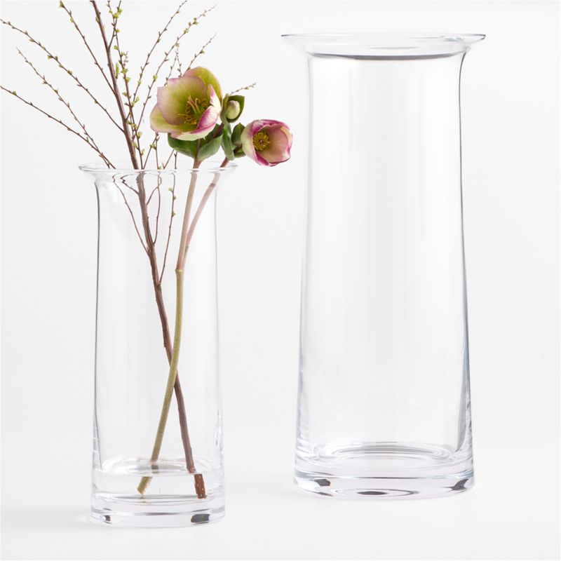 Fleur Medium Clear Glass Vase 11" - image 1 of 4