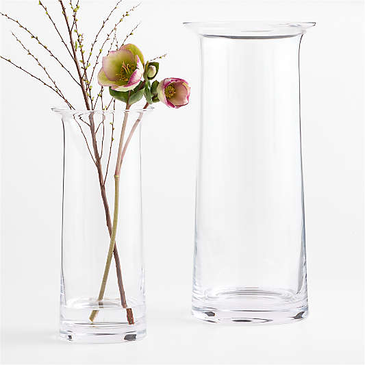 Fleur Clear Glass Vases