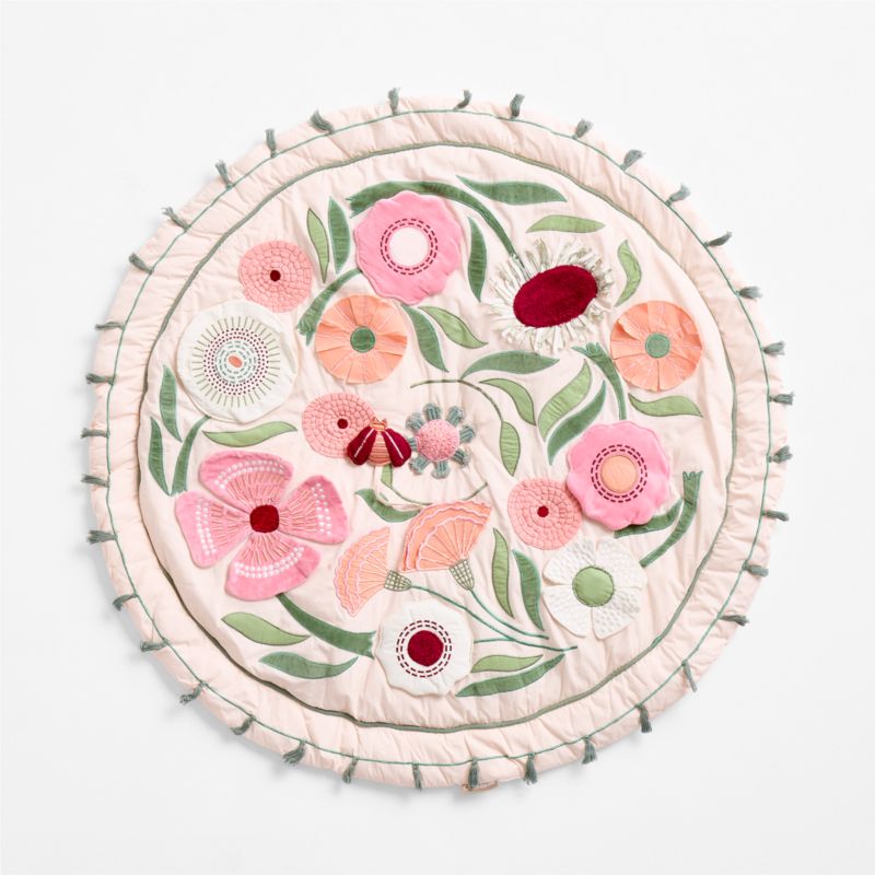 Floral Garden Baby Activity Play Mat - image 9 of 16