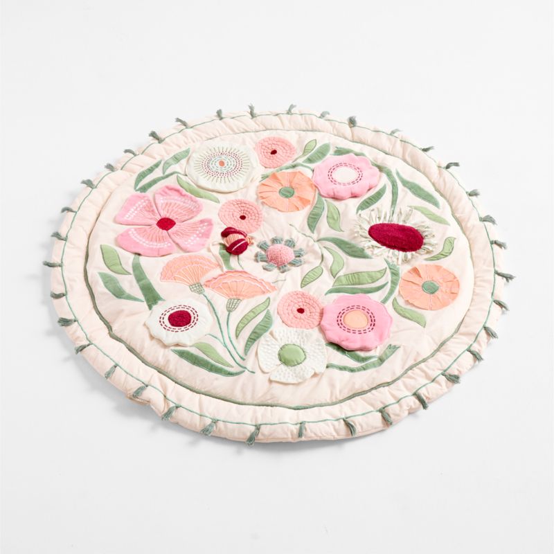 Floral Garden Baby Activity Play Mat - image 8 of 16