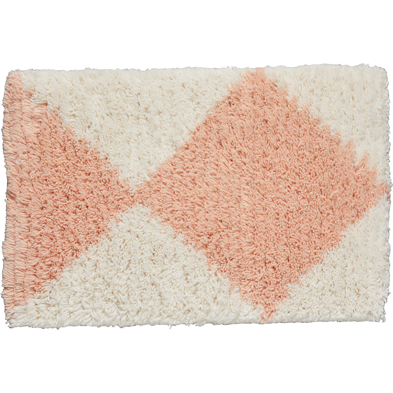 Flatweave Wool Checkerboard Light Pink Kids Area Rug Swatch Crate & Kids