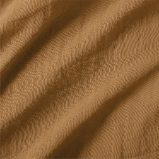 Supersoft Brulee Brown Organic Cotton Gauze Kids Duvet Cover