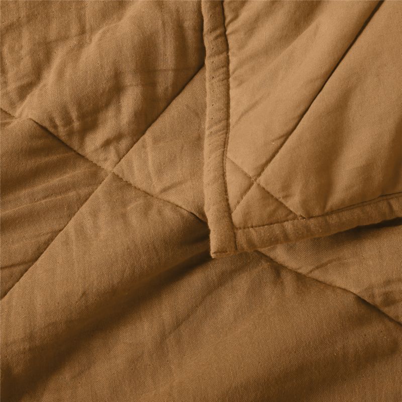 Supersoft Kids Brulee Brown Gauze Cotton Twin Quilt