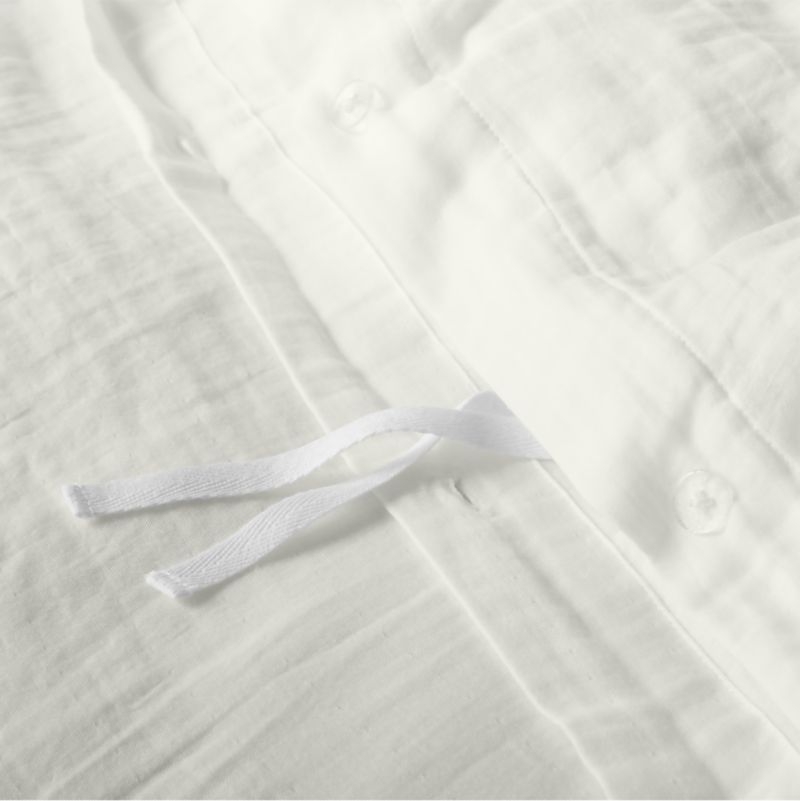 Supersoft Kids Pampas Ivory Gauze Organic Cotton Twin Duvet Cover