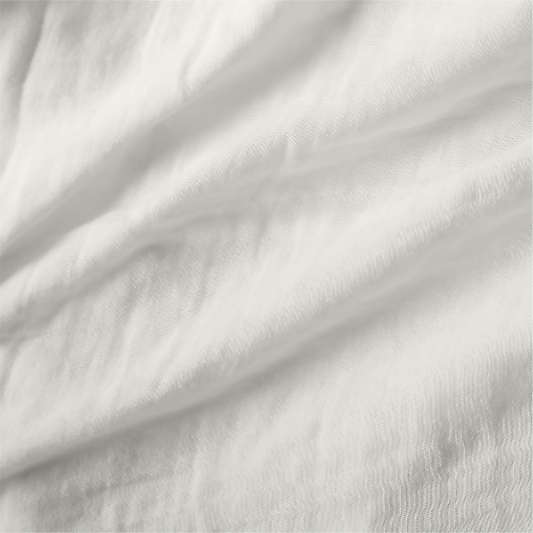 Supersoft Pampas Ivory Organic Cotton Gauze Kids Duvet Cover