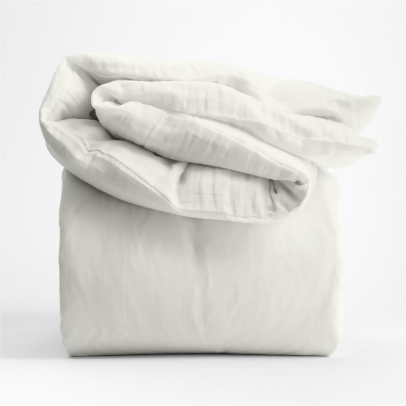 Supersoft Kids Pampas Ivory Gauze Organic Cotton Twin Duvet Cover