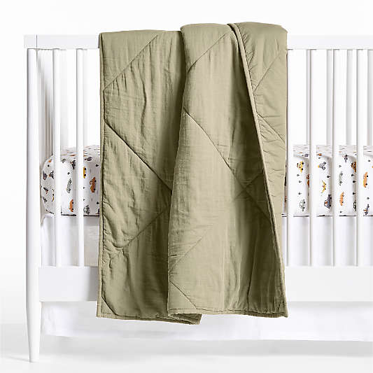 Stay Cool Transportation Organic Cotton Baby Crib Fitted Sheet