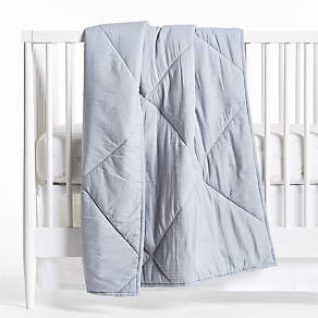 Supersoft Kids Mist Blue Organic Cotton Gauze Pillowcase