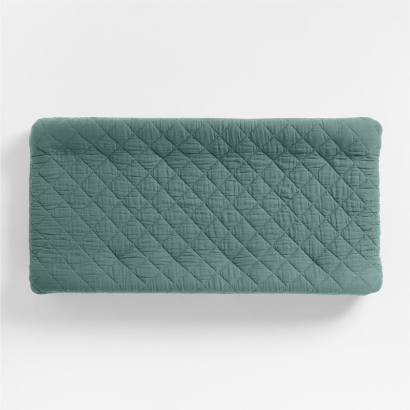 Supersoft Cool Pine Organic Cotton Gauze Baby Changing Pad Cover - image 1 of 4