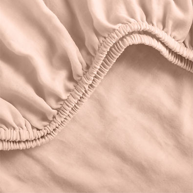 View Supersoft Elegant Pink Organic Cotton Gauze Baby Crib Fitted Sheet details