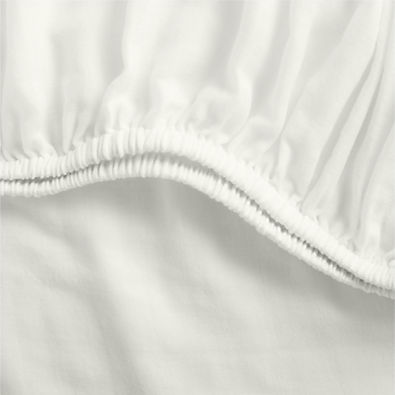 View Supersoft Pampas Ivory Organic Cotton Gauze Baby Crib Fitted Sheet details