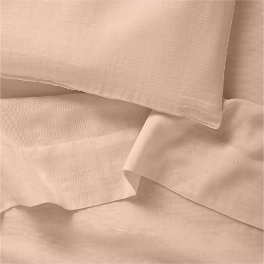 Supersoft Elegant Pink Organic Cotton Gauze Toddler Sheet Set