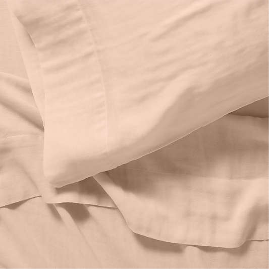 Supersoft Elegant Pink Gauze Organic Cotton Kids Sheet Set