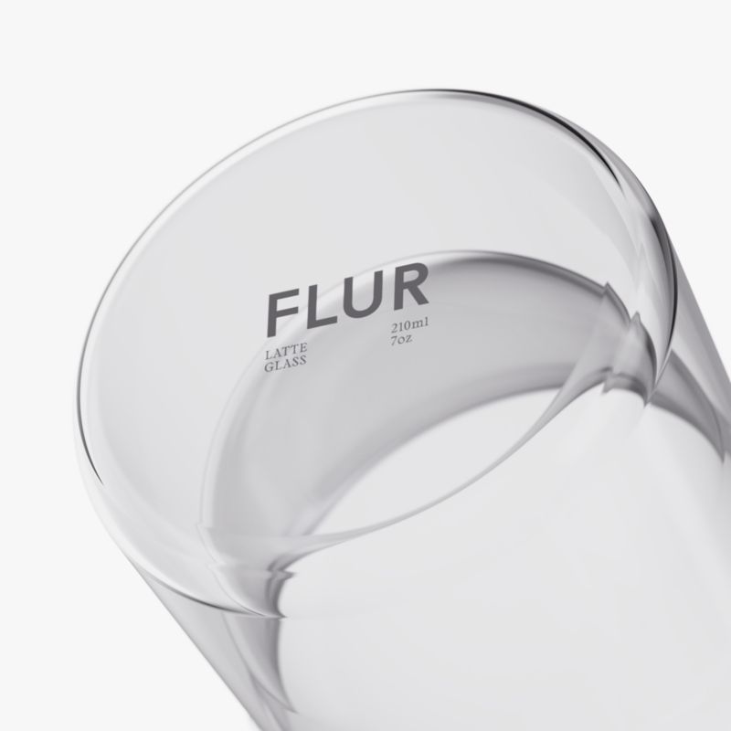 FLUR 7-oz. Clear Latte Glasses, Set of 2 - image 4 of 6