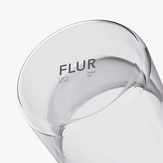 FLUR 7-oz. Clear Latte Glasses, Set of 2