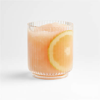 Fluted Acrylic Double Old-Fashioned Glass + Reviews